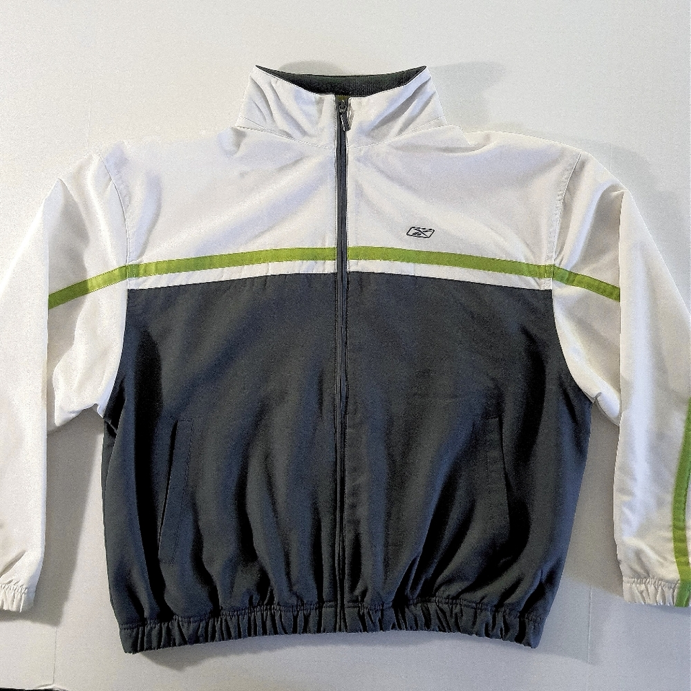 VGT Reebok Mens Windbreaker Jacket Size L (EUC)